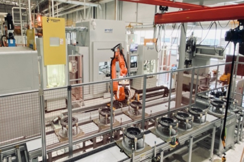 中科煜宸差速器殼體齒輪自動(dòng)化激光焊接生產(chǎn)線助力汽車智能化、輕量化制造